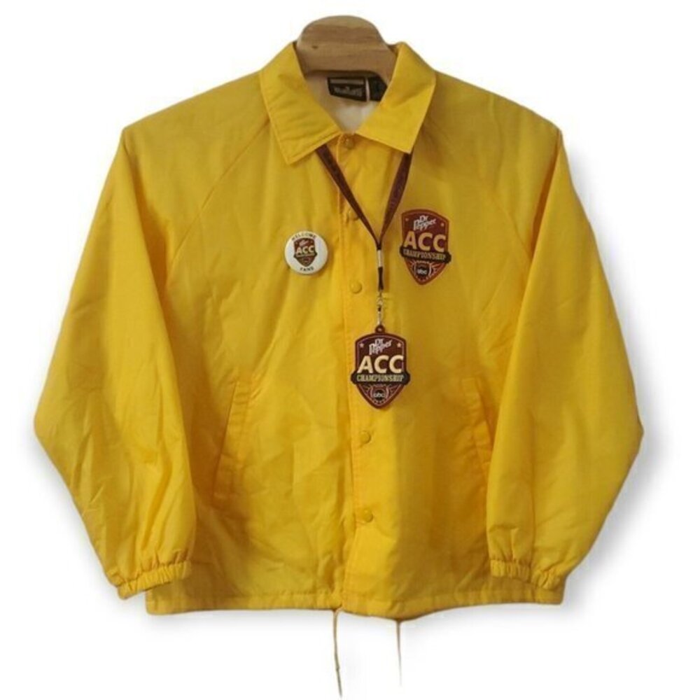 Auburn Sportswear Dr. Pepper 2005 ACC‎ Championship Crew Jacket w/ Lanyard & Pin